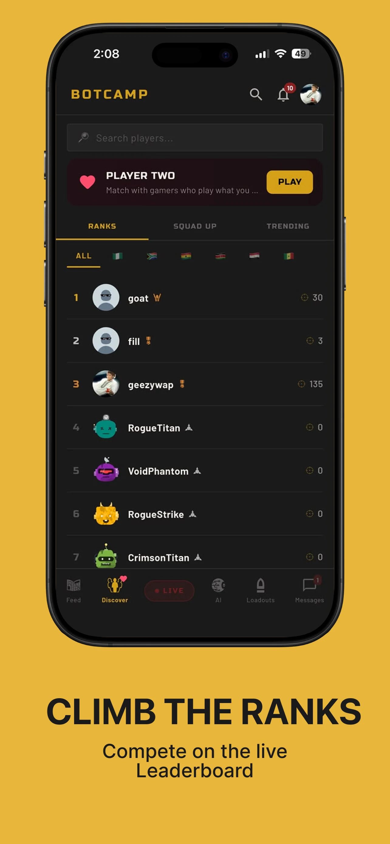 Botcamp screenshot